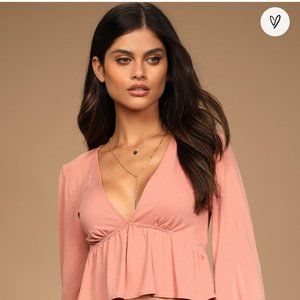 Peplum crop top